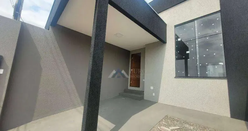 Casa com 3 dormitórios à venda, 90 m² por r$ 298.000,00 - lon rita - londrina/pr