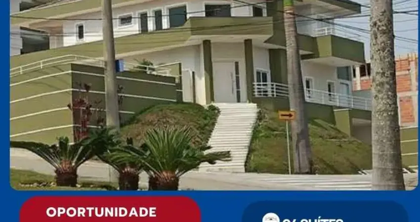 Casa em condomínio para locação em são josé dos campos, condomínio residencial jaguary, 4 dormitórios, 4 suítes, 6 banheiros, 4 vagas
