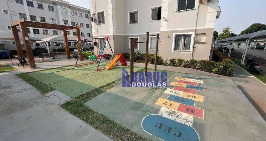 Vende-se apartamento 2 quartos, iluminação led, com 45m² por r$ 168.000 - pego carro/caminhonete no negócio - parque ohara - cuiabá/mt