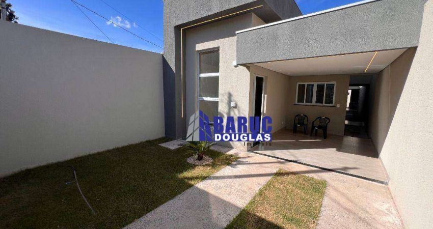 Vende-se Linda e nova casa Térrea no bairro Coophema, região do Coxipó, 03 quartos sendo 01 suíte, espaço gourmet com churrasqueira e piscina.