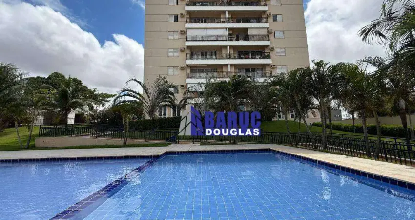 Vende-se ótimo apto no Edifício Green Hill, com 03 quartos sendo 01 suíte, sacada com churrasqueira a gás, 02 vagas, andar alto, lazer completo.