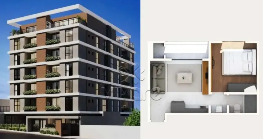Apartamento com 1 quarto à venda na Rua Brigadeiro Franco, 3003, Água Verde, Curitiba