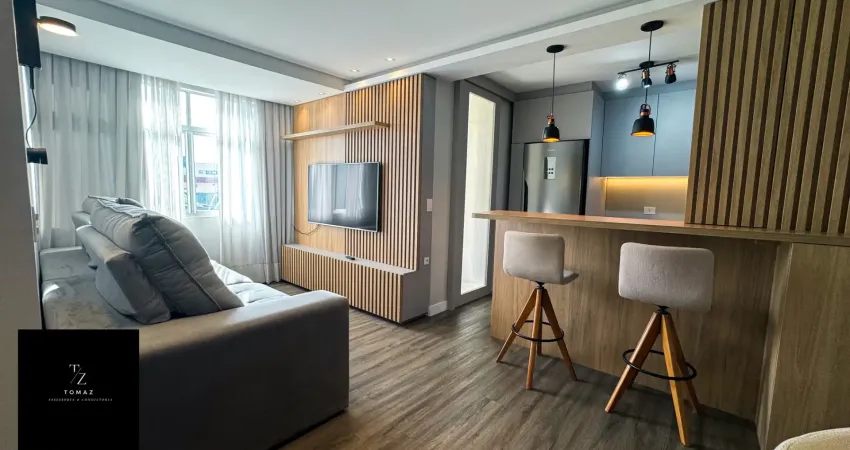 Apartamento premium 2 dormitórios mobiliado, reformado e com acústica superior