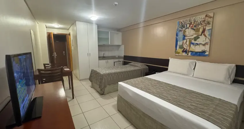 Vendo apartamento flat de 1/4 sala, no  américa tower residence - em salvador