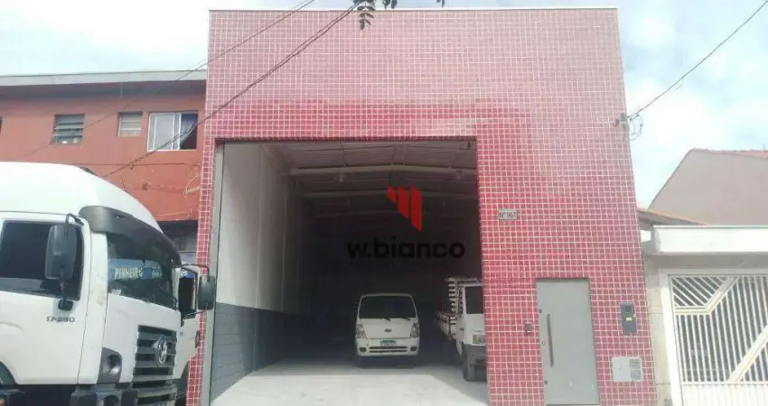 Galpão industrial 250 metros de área construída, rudge ramos.