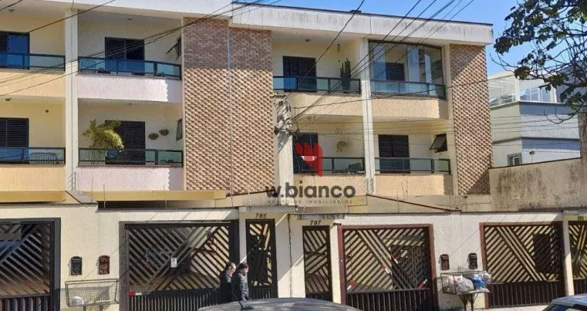 Apartamento com 3 dormitórios à venda, 88 m² por r$ 585.000,00 - campestre - santo andré/sp