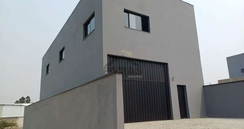 Galpao novo com 340 m2 de construcao para locacao em vinhedo/sp