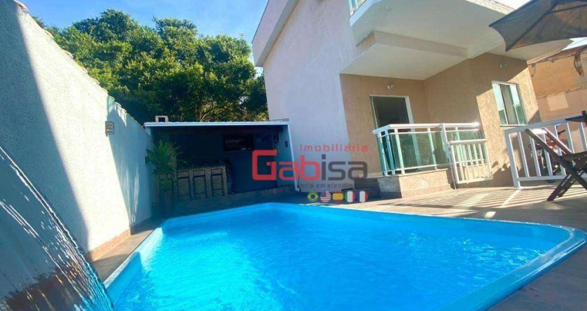 Casa com 2 dormitórios à venda, 86 m² por R$ 420.000 - Reserva Do Peró - Cabo Frio/RJ