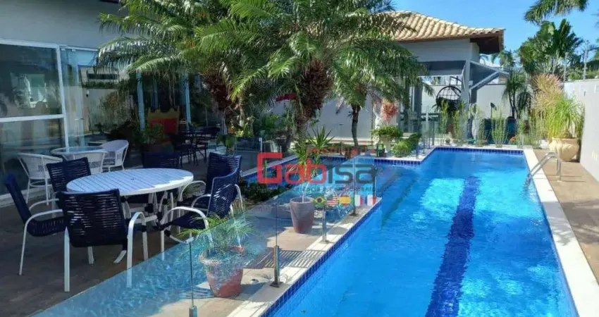 Casa com 5 dormitórios à venda, 900m² por R$ 5.000.000 - Novo Portinho - Cabo Frio/RJ