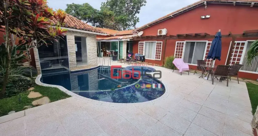 Casa com 4 dormitórios, 400 m² - venda por R$ 2.350.000,00 ou aluguel por R$ 9.120,00/mês - Praia do Siqueira - Cabo Frio/RJ