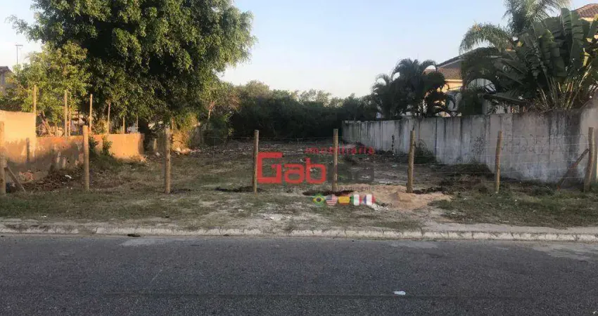 Terreno à venda, 1000 m² por R$ 1.200.000 - Ogiva - Cabo Frio/RJ