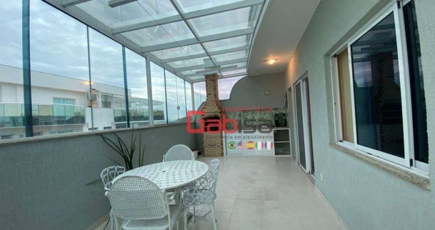 Cobertura com 3 dormitórios para alugar, 187 m² por R$ 5.500,01/mês - Centro - Cabo Frio/RJ