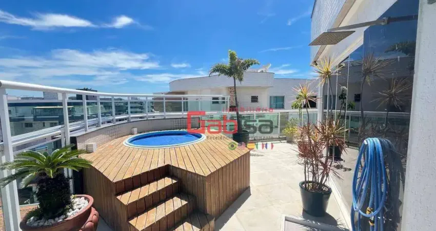 Cobertura duplex mobiliada com 3 dormitórios à venda, 182 m² por R$ 2.100.000 - Braga - Cabo Frio/RJ