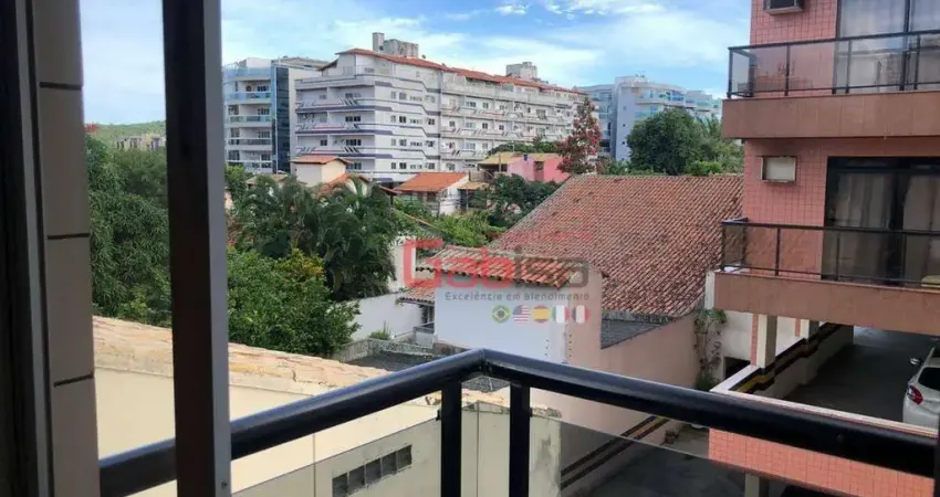 Apartamento com 2 dormitórios para alugar, 90 m² por R$ 2.905/mês - Passagem - Cabo Frio/RJ
