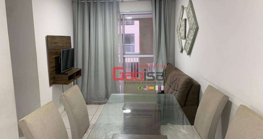 Apartamento com 3 dormitórios para alugar, 75 m² por R$ 3.600,00/mês - Braga - Cabo Frio/RJ