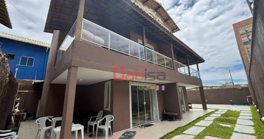 Casa com 3 dormitórios à venda, 120 m² por r$ 650.000,00 - foguete - cabo frio/rj