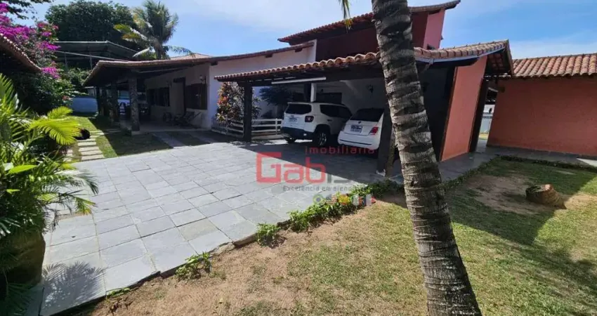 Casa com 7 dormitórios à venda, 2600 m² por r$ 5.200.000 - palmeiras - cabo frio/rj
