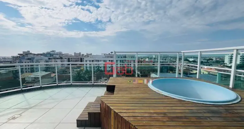 Cobertura com 4 dormitórios à venda, 282 m² por r$ 1.400.000,00 - braga - cabo frio/rj