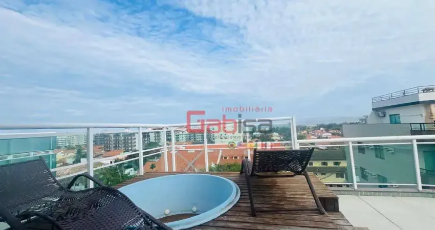 Cobertura com 4 dormitórios à venda, 200 m² por r$ 1.400.000 - braga - cabo frio/rj