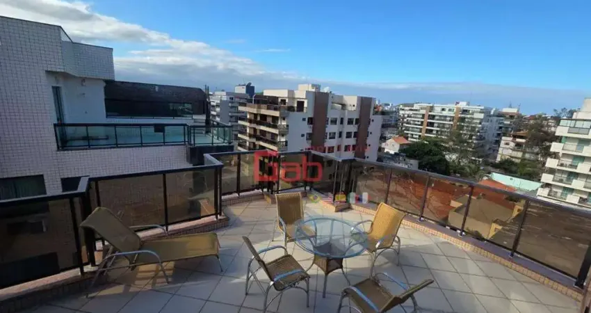 Cobertura com 4 dormitórios à venda, 230 m² por r$ 2.100.000 - vila nova - cabo frio/rj