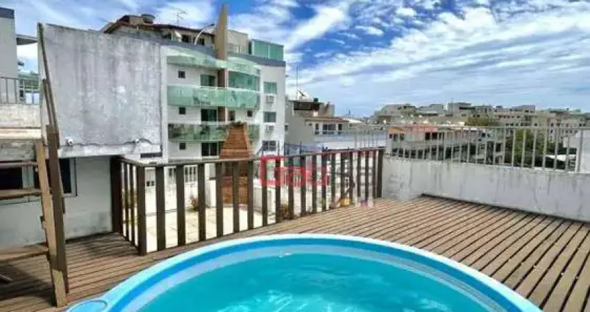 Cobertura com 3 dormitórios à venda, 172 m² por r$ 1.000.000,00 - centro - cabo frio/rj