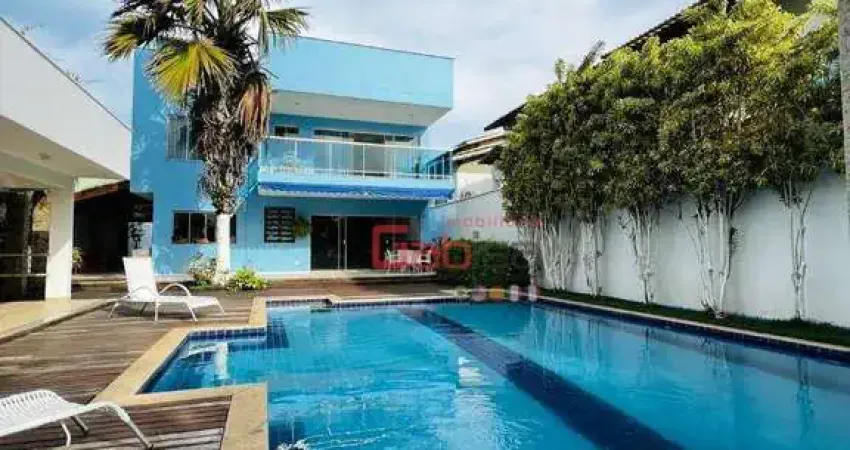 Casa com 6 dormitórios à venda, 361 m² por r$ 3.900.000,00 - foguete - cabo frio/rj