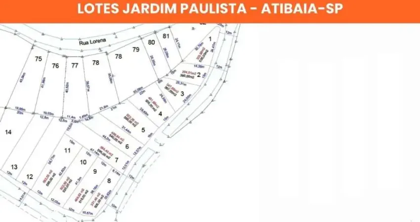 Terreno à venda, 500 m² por r$ 110.000,00 - jardim paulista - atibaia/sp
