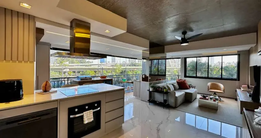 Apartamento tipo para venda em brooklin com 1 quarto, sendo 1 suíte, 82m²