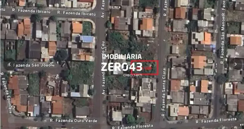 Terreno à venda na Rua Fazenda Santa Clara, Jardim Nova Cambé, Cambé