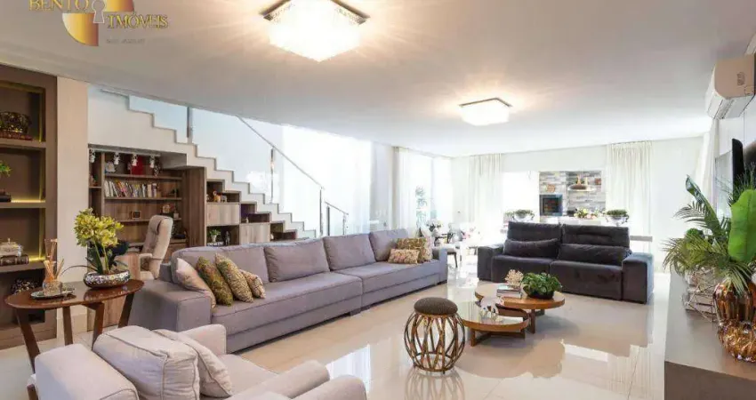 Casa com 4 dormitórios à venda, 605 m² por R$ 5.500.000,00 - Condomínio Residencial Florais dos Lagos - Cuiabá/MT