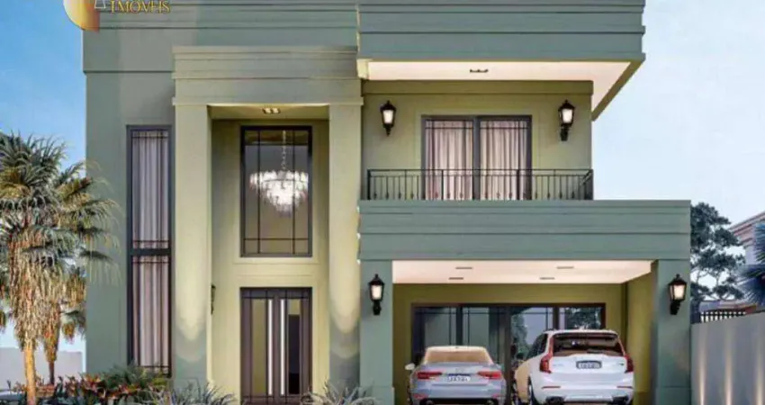 SOBRADO com 4 SUITES à venda, 346 m² por R$ 3.400.000 - Condomínio Belvedere - Cuiabá/MT