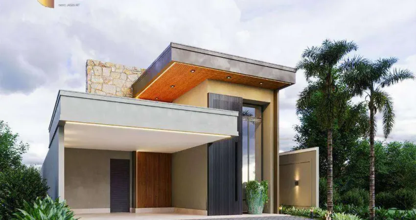 Casa com 3 dormitórios à venda, 182 m² por R$ 1.970.000,00 - Florais Do Parque - Cuiabá/MT