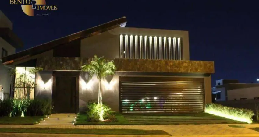 Casa com 3 dormitórios, 231 m² - venda por R$ 2.750.000,00 ou aluguel por R$ 18.500,00/mês - Condomínio Florais do Valle - Cuiabá/MT