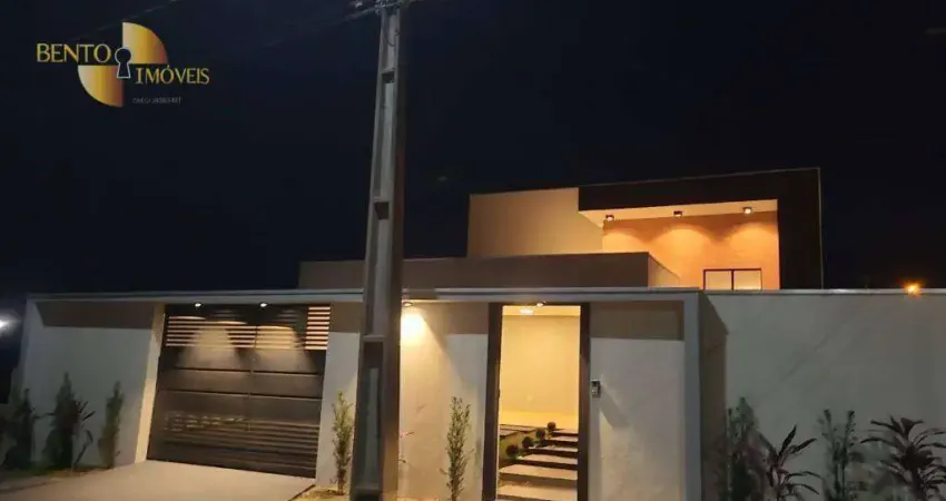 Casa com 3 dormitórios à venda, 200 m² por R$ 1.380.000 - Centro - Chapada dos Guimarães/MT