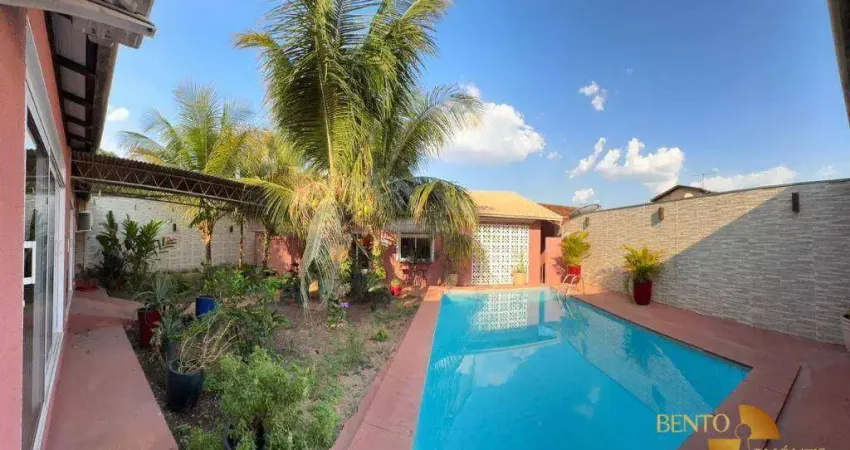 Casa com 3 dormitórios à venda, 400 m² por r$ 1.490.000,00 - residencial santorini - cuiabá/mt