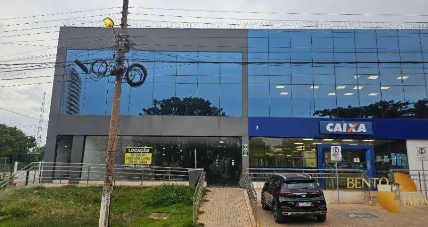 SALA COMERCIAL AO LADO DA CAIXA ECONÔMICA para alugar, 180 m² a partir de R$ 10.000/mês - Araés - Cuiabá/MT - EM FRENTE AO COMPER DA AV. MIGUEL SUTIL