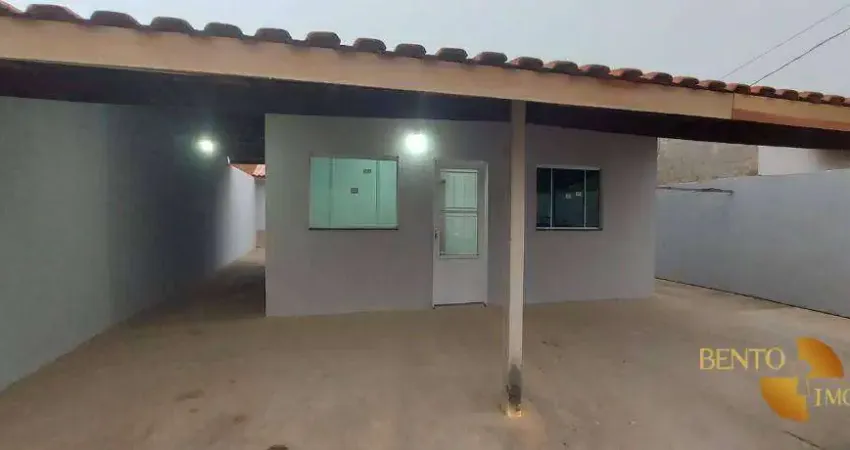 Casa com 2 dormitórios à venda por r$ 275.000 - chapéu do sol - várzea grande/mt