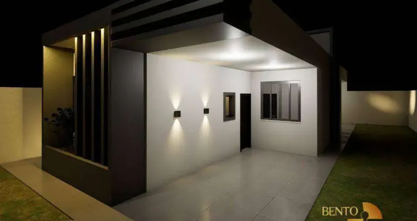 Casa com 3 dormitórios à venda, 115 m² por r$ 495.000,00 - jardim universitário - cuiabá/mt