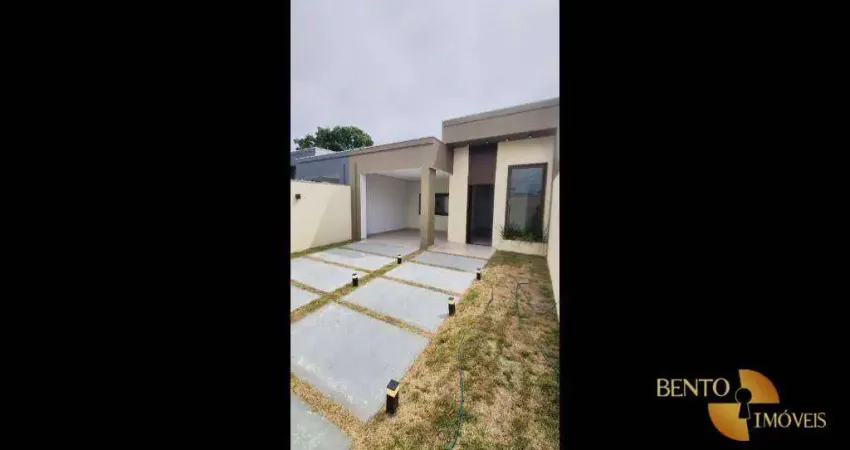 Casa com 3 dormitórios à venda, 104 m² por r$ 550.000 - recanto dos pássaros - cuiabá/mt