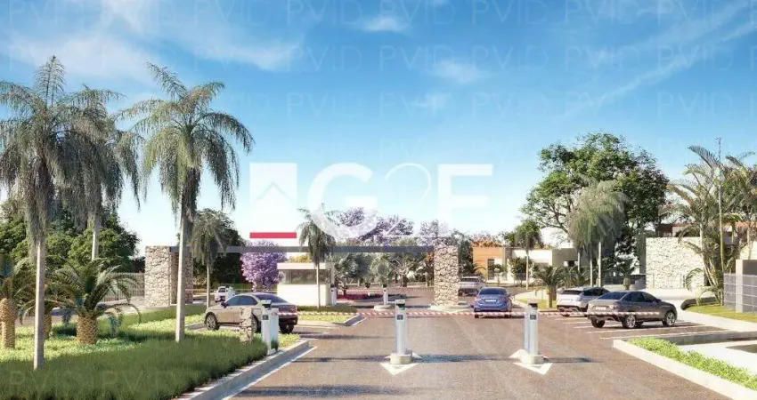 Terreno em condomínio fechado à venda na Avenida Aristóteles Costa, 1001, Jardim Fortaleza, Paulínia
