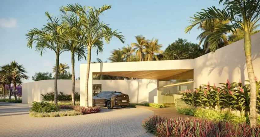 Mansão na Praia de Carneiros em condomínio estilo resort de alto padrão, com 4 quartos, garagem para 3 carros e dependência completa de empregada.