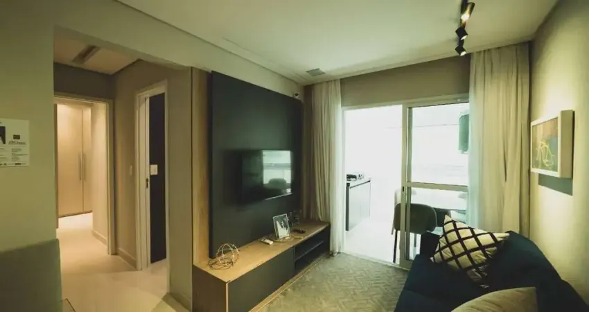 Apartamento mobiliado 100m da praia - boqueirão - praia grande