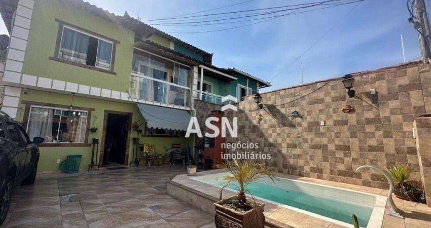 Casa com 2 dormitórios, 108 m² - venda por R$ 550.000,00 ou aluguel por R$ 3.056,25/mês - Jardim Mariléa - Rio das Ostras/RJ
