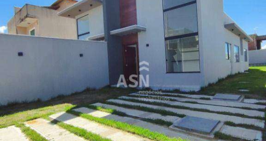 Casa com 3 dormitórios à venda  80 m² por R$ 480.000 - Verdes Mares - Rio das Ostras/RJ