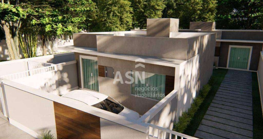 Casa com 2 dormitórios à venda, 58 m² por R$ 290.000,00 - Extensão Serramar - Rio das Ostras/RJ