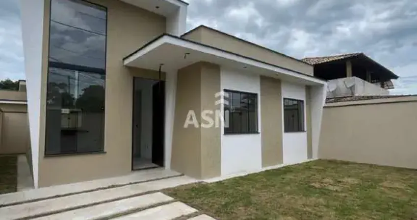 Casa linear à venda em enseada das gaivotas, rio das ostras, 3 quartos sendo 1 suíte