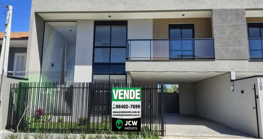 Sobrado para venda em são josé dos pinhais, cidade jardim, 3 dormitórios, 1 suíte, 2 banheiros, 3 vagas