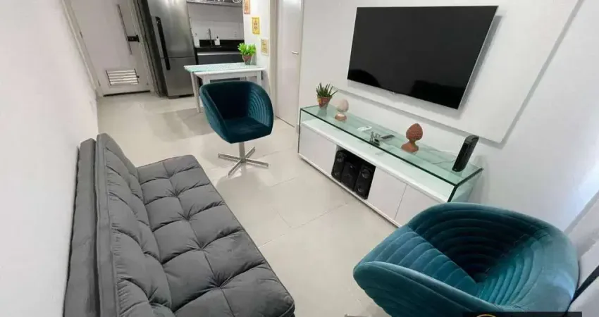 Apartamento com 1 dormitório para alugar, 35 m² por R$ 3.600,00/mês - Ilha do Leite - Recife/PE