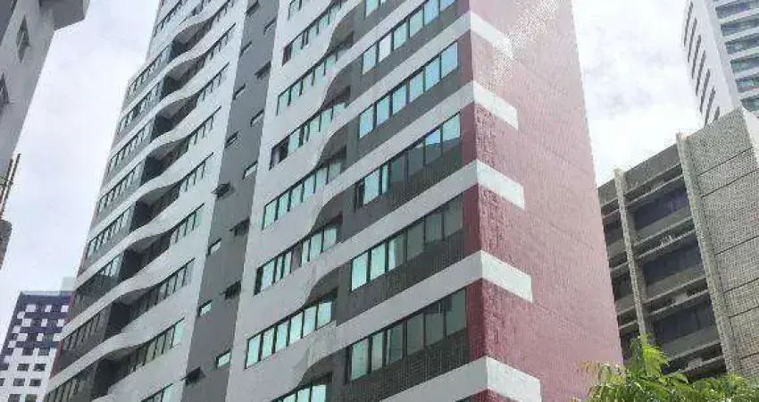Flat com 1 dormitório para alugar, 32 m² - Boa Viagem - Recife/PE