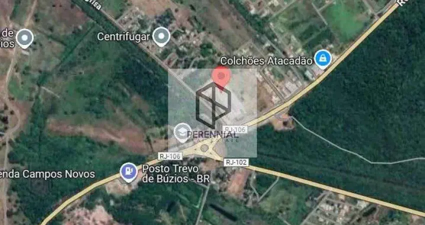 Terreno comercial à venda na Rodovia Amaral Peixoto, km 127, Atlântica, Rio das Ostras